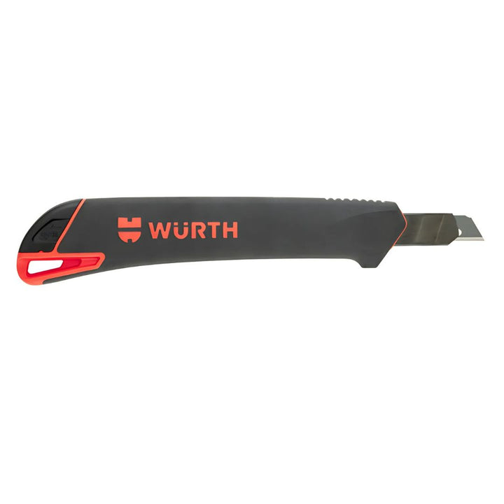 Würth 2K-Cutter 9 mm – Profi-Teppichmesser mit Abbrechklinge